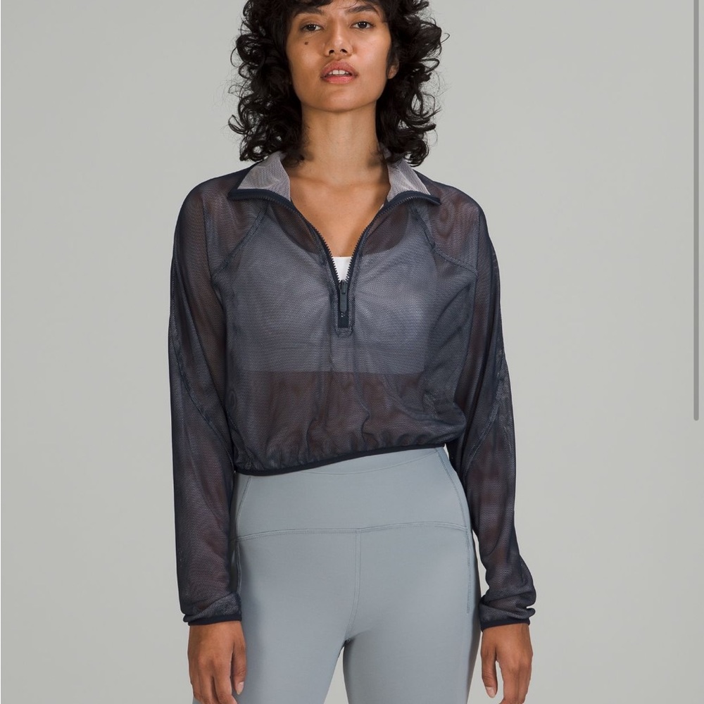 Reversible Mesh 1/2 Zip - Size 10